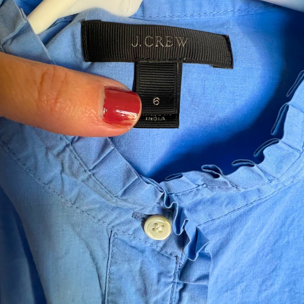 J Crew button down blouse.